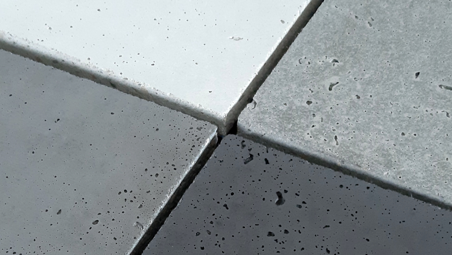 płyty z betonu porowate antracyt szary